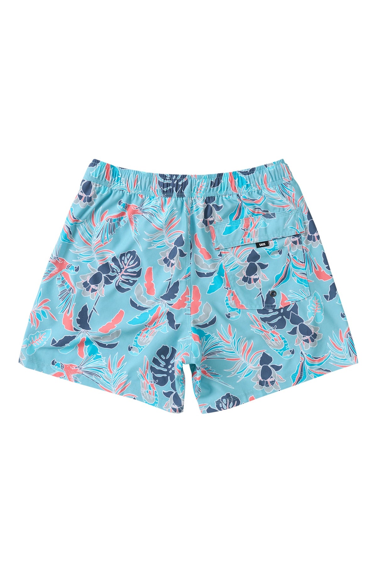 Maillot short pour homme par Saxx | SXSW03L Tropique Île Bleue | Boutique Vvög, vêtements mode pour homme et femme