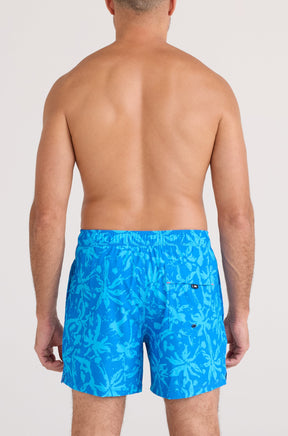 Maillot short pour homme par Saxx | SXSW03L Bleu Audacieux | Boutique Vvög, vêtements mode pour homme et femme