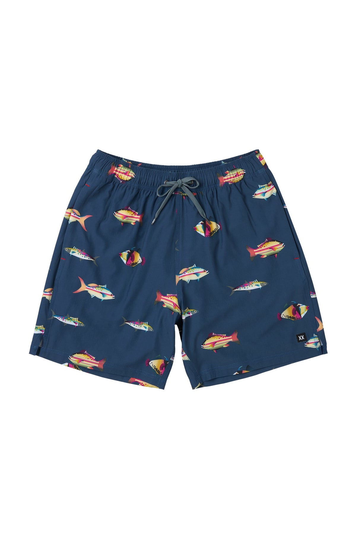 Maillot short pour homme par Saxx | SXSW04L Poissons Denim Foncé | Boutique Vvög, vêtements mode pour homme et femme