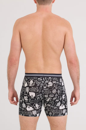 Boxer pour homme par Saxx | SXVX24F Bon Appétit Noir | Boutique Vvög, vêtements mode pour homme et femme