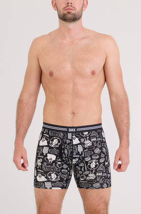 Boxer pour homme par Saxx | SXVX24F Bon Appétit Noir | Boutique Vvög, vêtements mode pour homme et femme