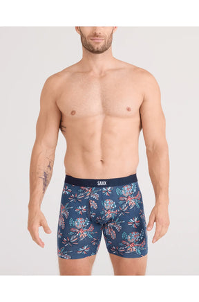 Boxer pour homme par Saxx | SXVX24F Ananas Tropique - Indigo | Boutique Vvög, vêtements mode pour homme et femme