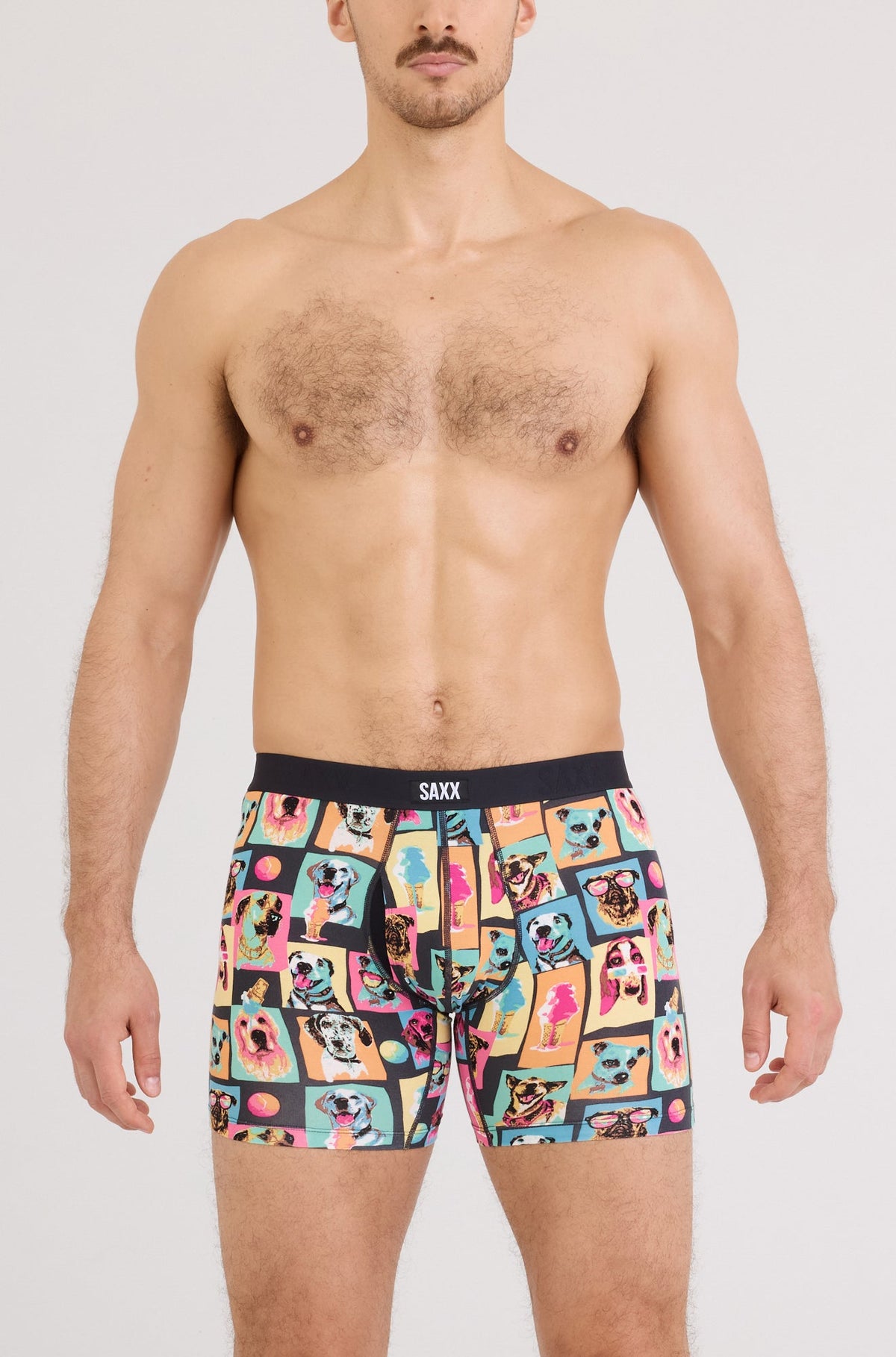 Boxer pour homme par Saxx | SXVX24F Chiens D'Été | Boutique Vvög, vêtements mode pour homme et femme
