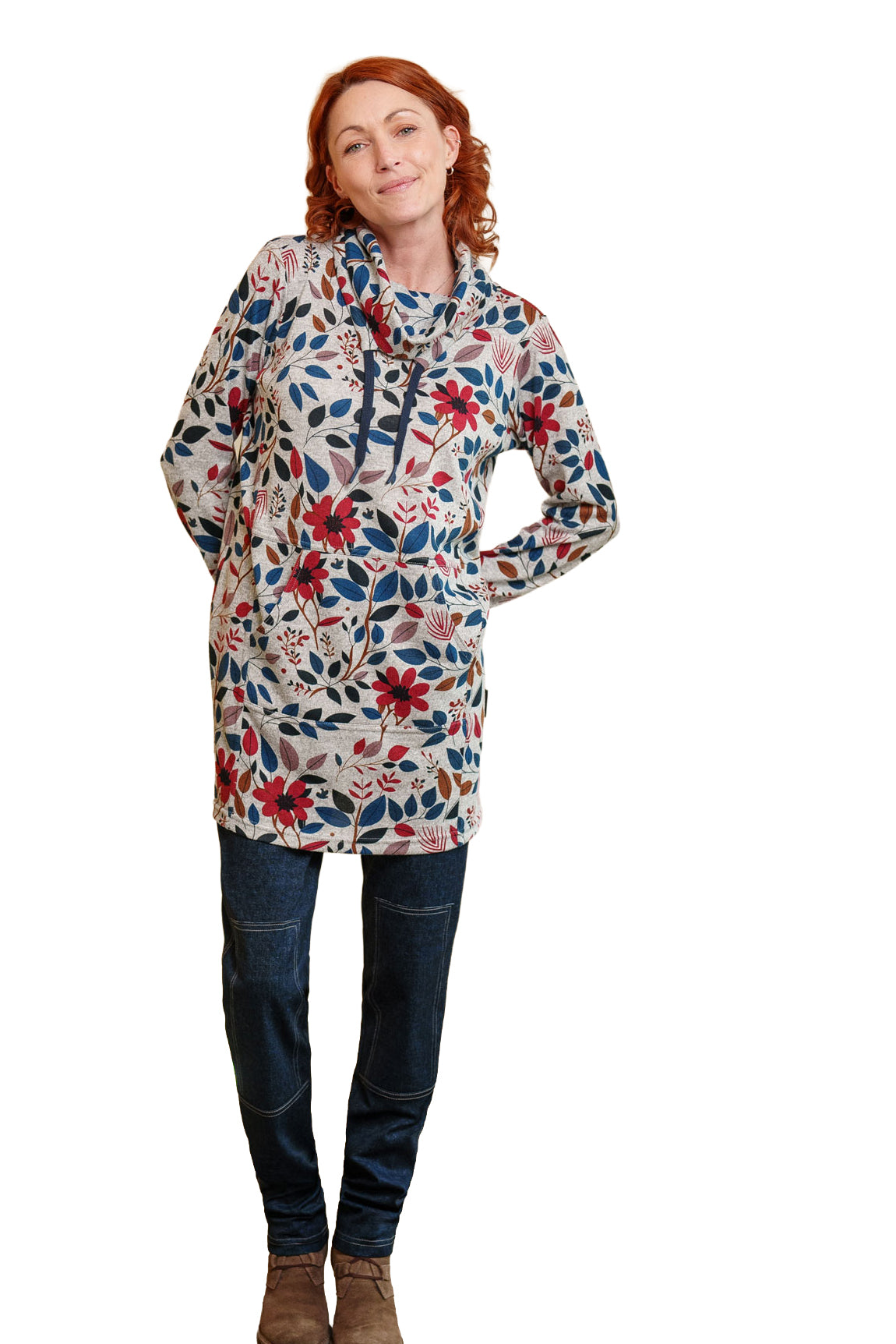 Tunique pour femme par Rien ne se perd, tout se crée | Genev Floral | Boutique Vvög, vêtements mode pour homme et femme