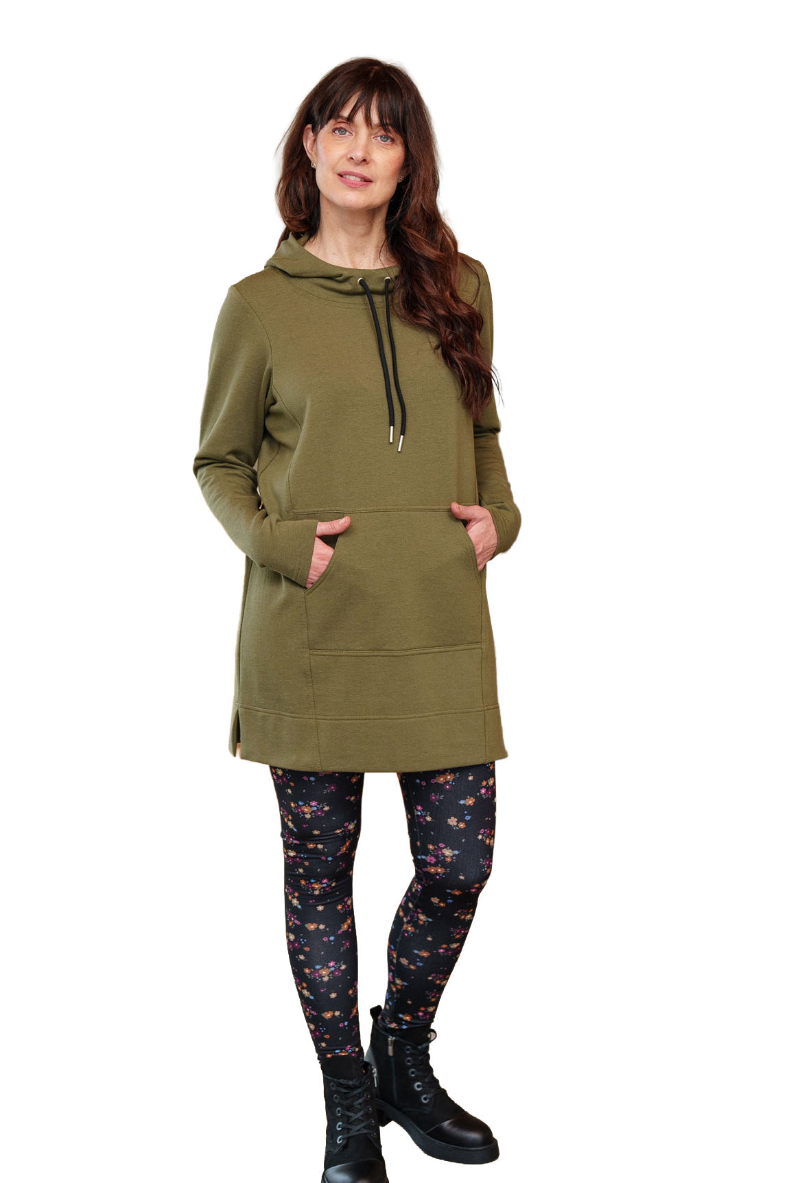 Tunique pour femme par Rien ne se perd, tout se crée | Toundra Kaki | Boutique Vvög, vêtements mode pour homme et femme