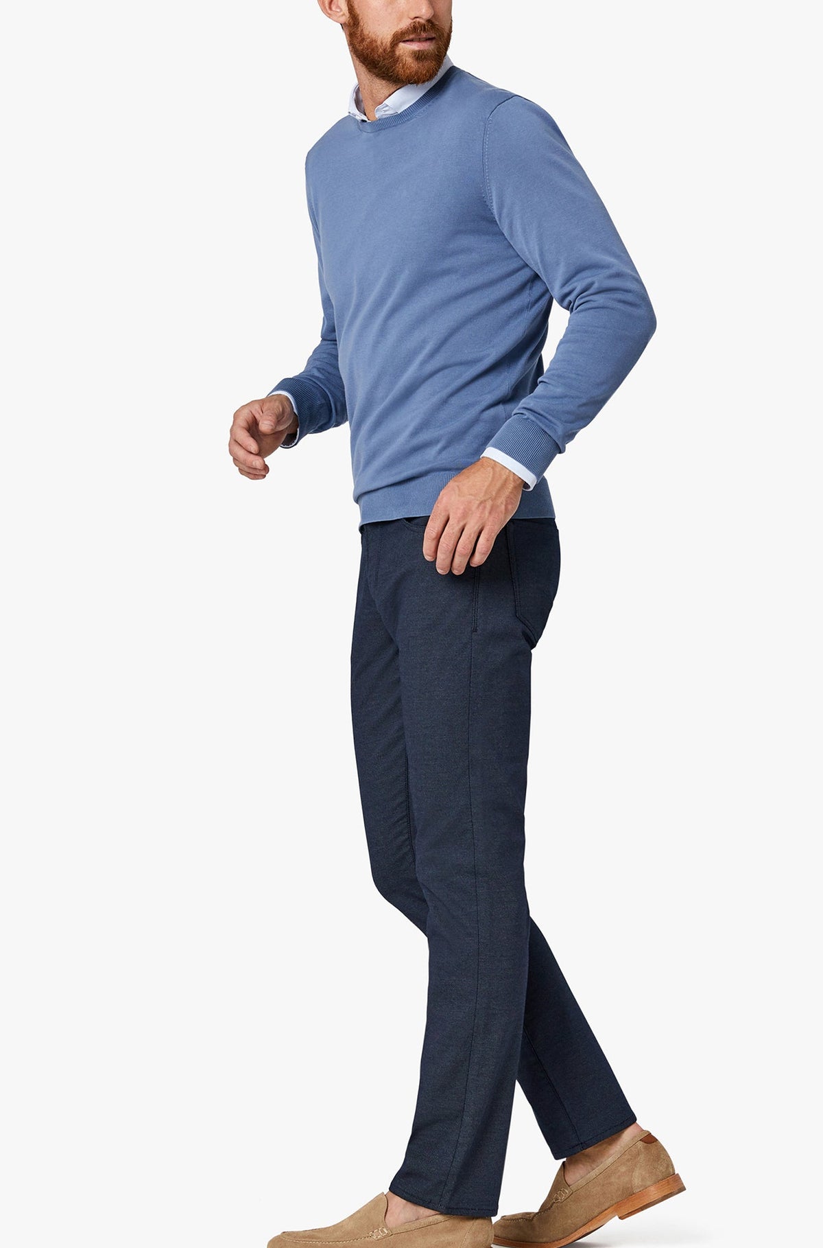 Pantalon pour homme par 34 Heritage | Courage/H0031031709 Coolmax Bleu Marine/Navy Coolmax | Boutique Vvög, vêtements mode pour homme et femme