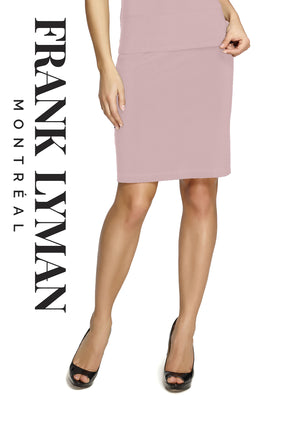 Jupe en Knit pour femme par Frank Lyman | 079 Blush | Boutique Vvög, vêtements mode pour homme et femme