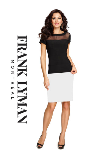 Jupe en Knit Frank Lyman - 079 WHITE - Boutique Vvög, référence en mode pour homme et femme