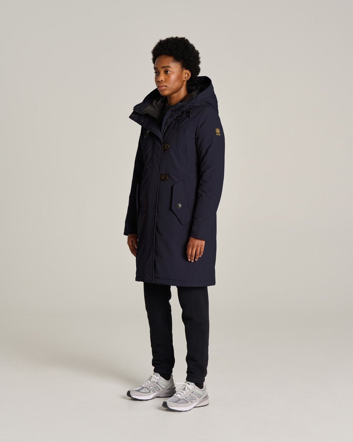 Manteau d'hiver Kanuk - STELLA K BLEU PROFOND - Boutique Vvög, référence en mode pour homme et femmes