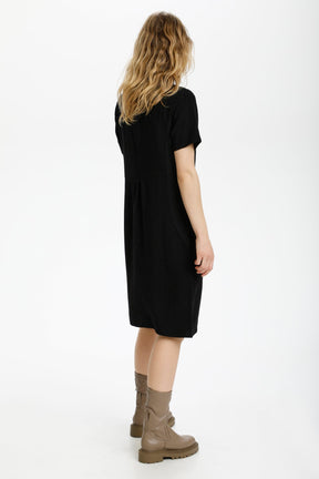 Robe pour femme par Kaffe | 10505731/Liny 100121-BLACK DEEP | Boutique Vvög, vêtements mode pour homme et femme