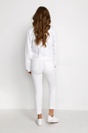 Jacket pour femme par Kaffe | 10506287/Zelina 110602-CHALK | Boutique Vvög, vêtements mode pour homme et femme