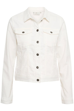 Jacket pour femme par Kaffe | 10506287/Zelina 110602-CHALK | Boutique Vvög, vêtements mode pour homme et femme