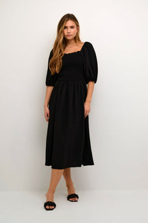 Robe pour femme par Kaffe | 10506635/Beth 100121-BLACK DEEP | Boutique Vvög, vêtements mode pour homme et femme