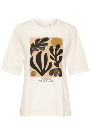 T-Shirt pour femme par Kaffe | 10507593/Cate 104493 | Boutique Vvög, vêtements mode pour homme et femme