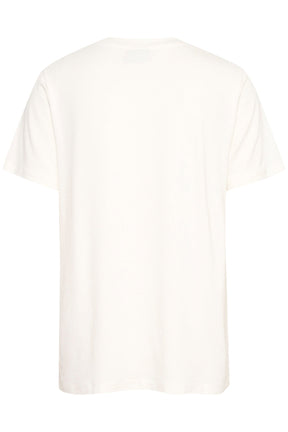 T-Shirt pour femme par Kaffe | 10507657/Edna 110602-CHALK | Boutique Vvög, vêtements mode pour homme et femme