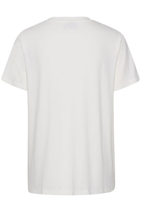 T-Shirt pour femme par Kaffe | 10507837/Molly 110602-CHALK | Boutique Vvög, vêtements mode pour homme et femme