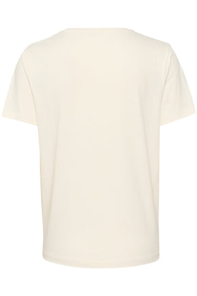 T-Shirt pour femme par Cream | Winnie/10612214 Crème/120601-EGGNOG | Boutique Vvög, vêtements mode pour homme et femme