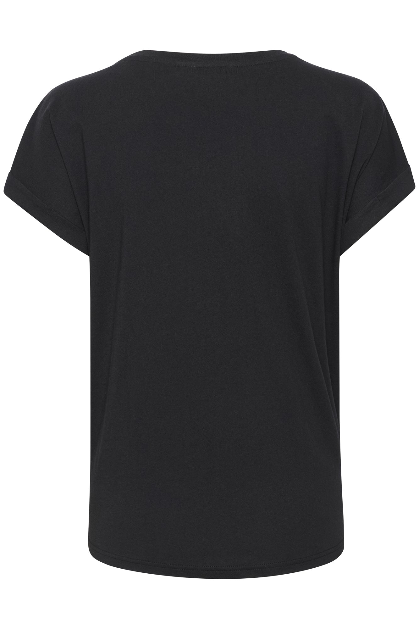 T-Shirt pour femme par Cream | Luvan/10612218 Noir/100120-PITCH BLACK | Boutique Vvög, vêtements mode pour homme et femme