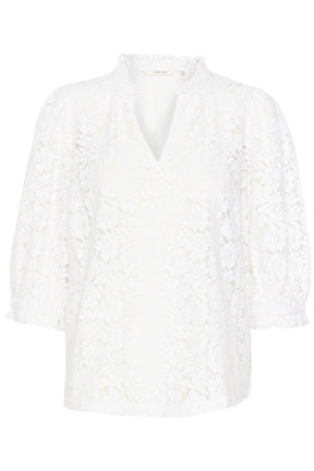 Blouse pour femme par Cream | 10612448 Blanc comme neige/110602-SNOW WHITE | Boutique Vvög, vêtements mode pour homme et femme