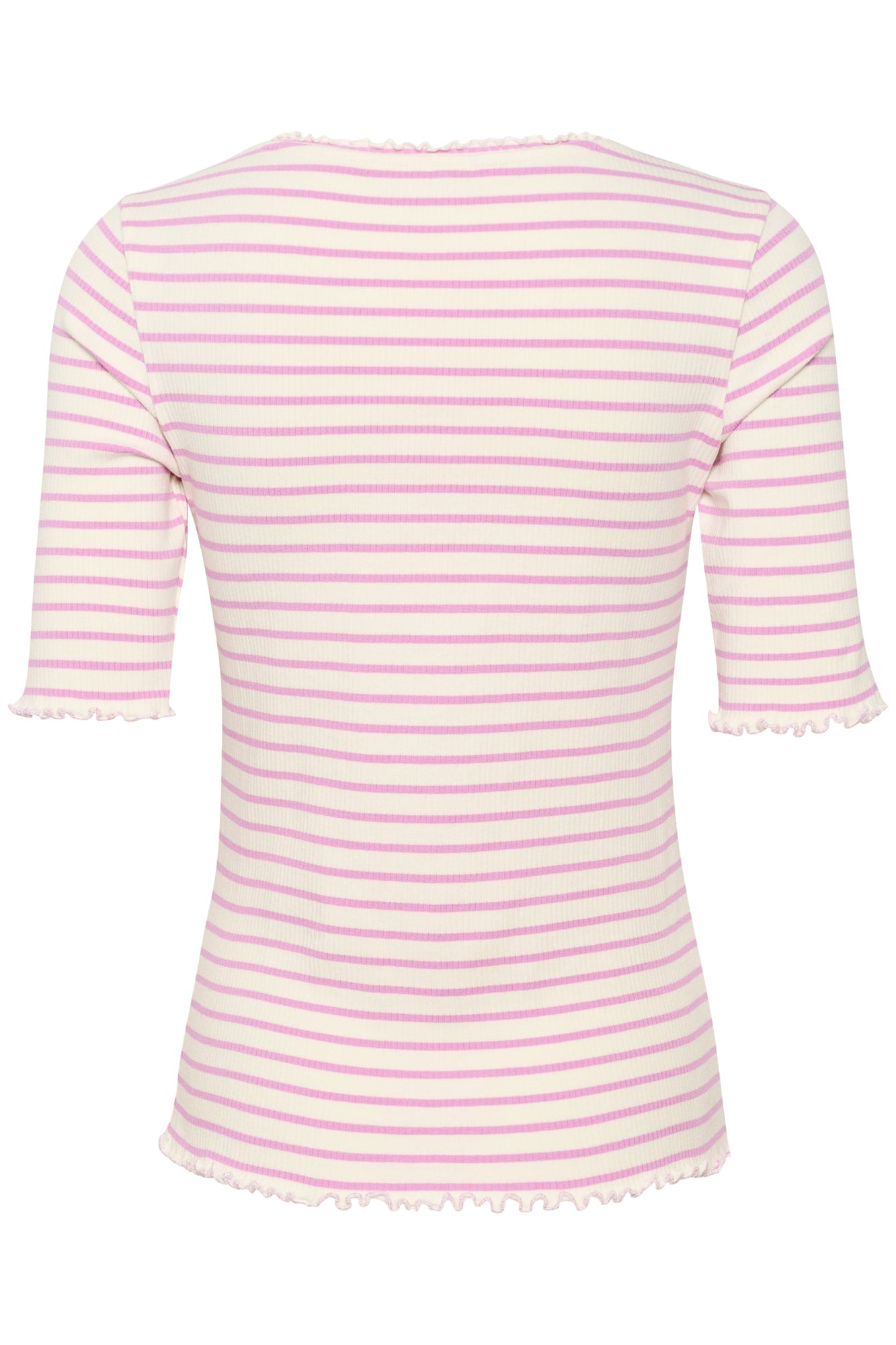T-Shirt pour femme par Cream | 10612457 Blanc Rose/105573-WHITE PINK | Boutique Vvög, vêtements mode pour homme et femme