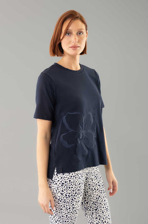 T-Shirt pour femme par Lisette L | 1156480 NAVY | Boutique Vvög, vêtements mode pour homme et femme
