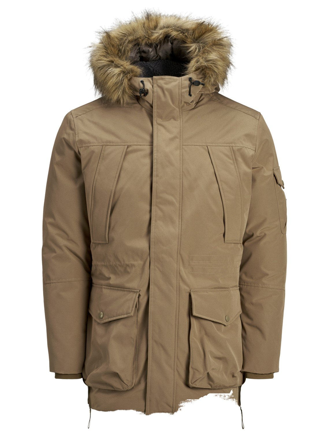 Manteau d'hiver Jack & Jones - 12173995 Brun/LEAD GRAY
