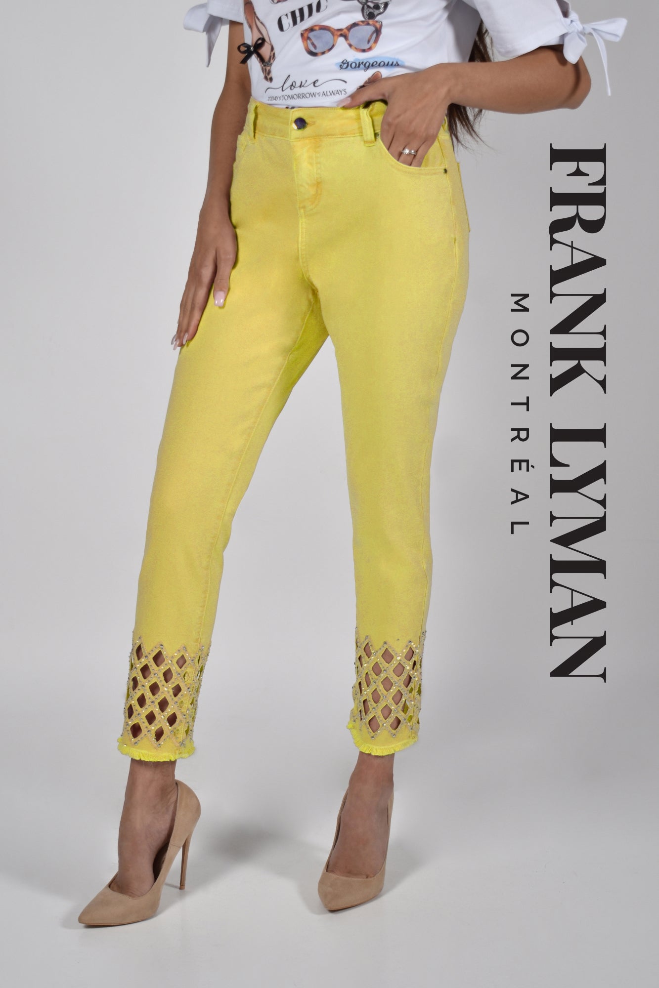 Jeans Frank Lyman - 211112U yellow - Boutique Vvög, vêtements mode pour homme & femme