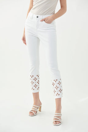 Jeans pour femme par Joseph Ribkoff | 221945 WHITE | Boutique Vvög, vêtements mode pour homme & femme