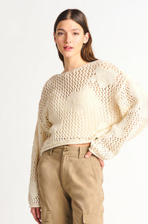 Tricot pour femme par Dex | 2227007 D 80364-IVORY | Boutique Vvög, vêtements mode pour homme et femme