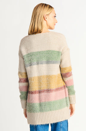 Pardessus pour femme par Dex | 2227295 D 80491-OATMEAL MULTI-COLOR | Boutique Vvög, vêtements mode pour homme et femme