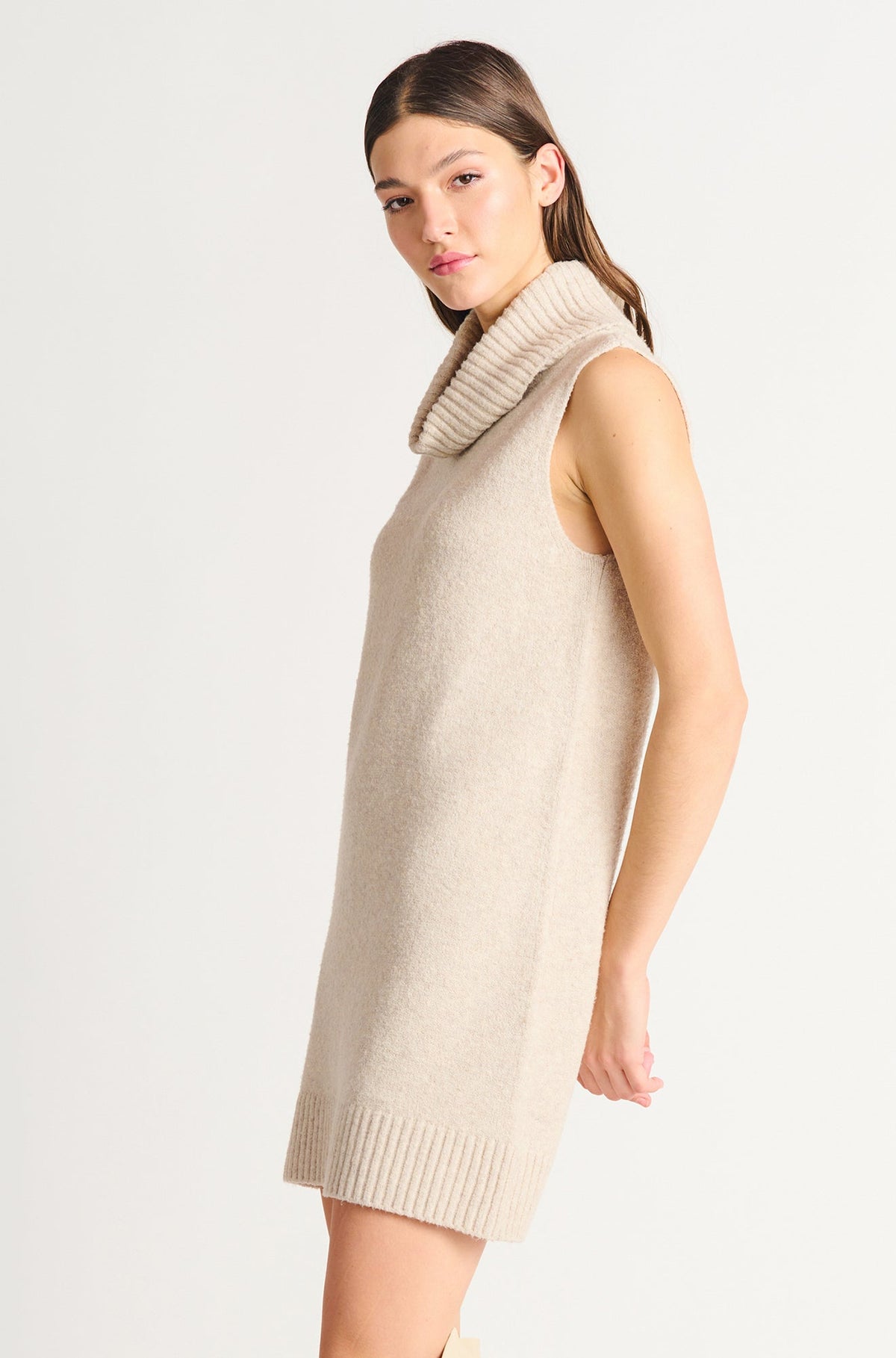 Robe pour femme par Dex | 2227515 D 80499-LIGHT TAUPE | Boutique Vvög, vêtements mode pour homme et femme