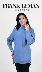 Tricot pour femme par Frank Lyman | 223444U BLUE | Boutique Vvög, vêtements mode pour homme et femme
