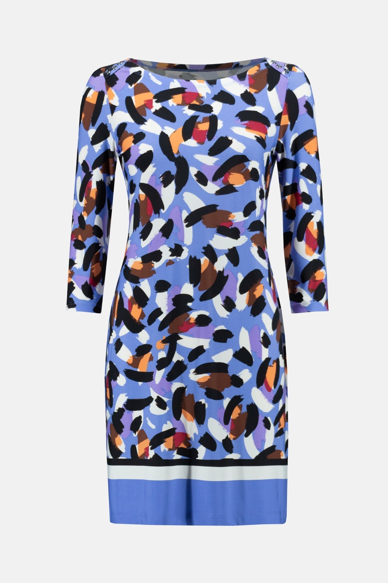 Robe pour femme par Joseph Ribkoff | 232198 BLUE/MULTI | Boutique Vvög, vêtements mode pour homme et femme