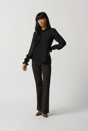 Chandail manches longues pour femme par Joseph Ribkoff | 233147 Black | Boutique Vvög, vêtements mode pour homme et femme