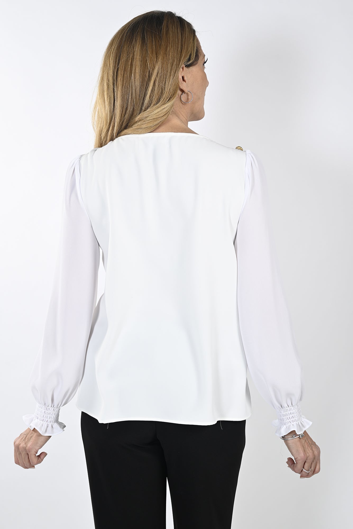 Blouse pour femme par Frank Lyman | 233226 OFF WHITE | Boutique Vvög, vêtements mode pour homme et femme