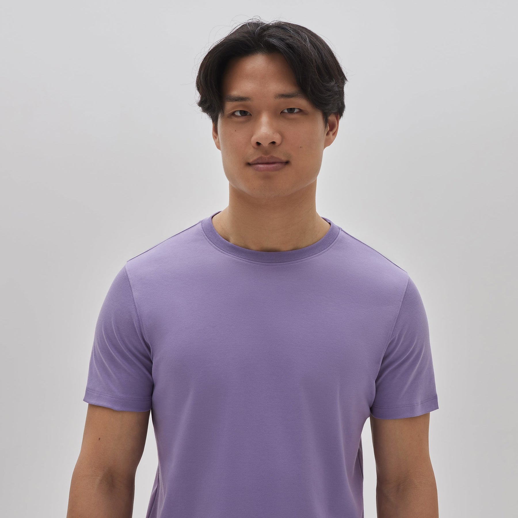 T-Shirt col rond pour homme par Robert Barakett | 23336/Georgia Feuille De Lavande/Lavender Leaf| Boutique Vvög, vêtements mode pour homme et femme