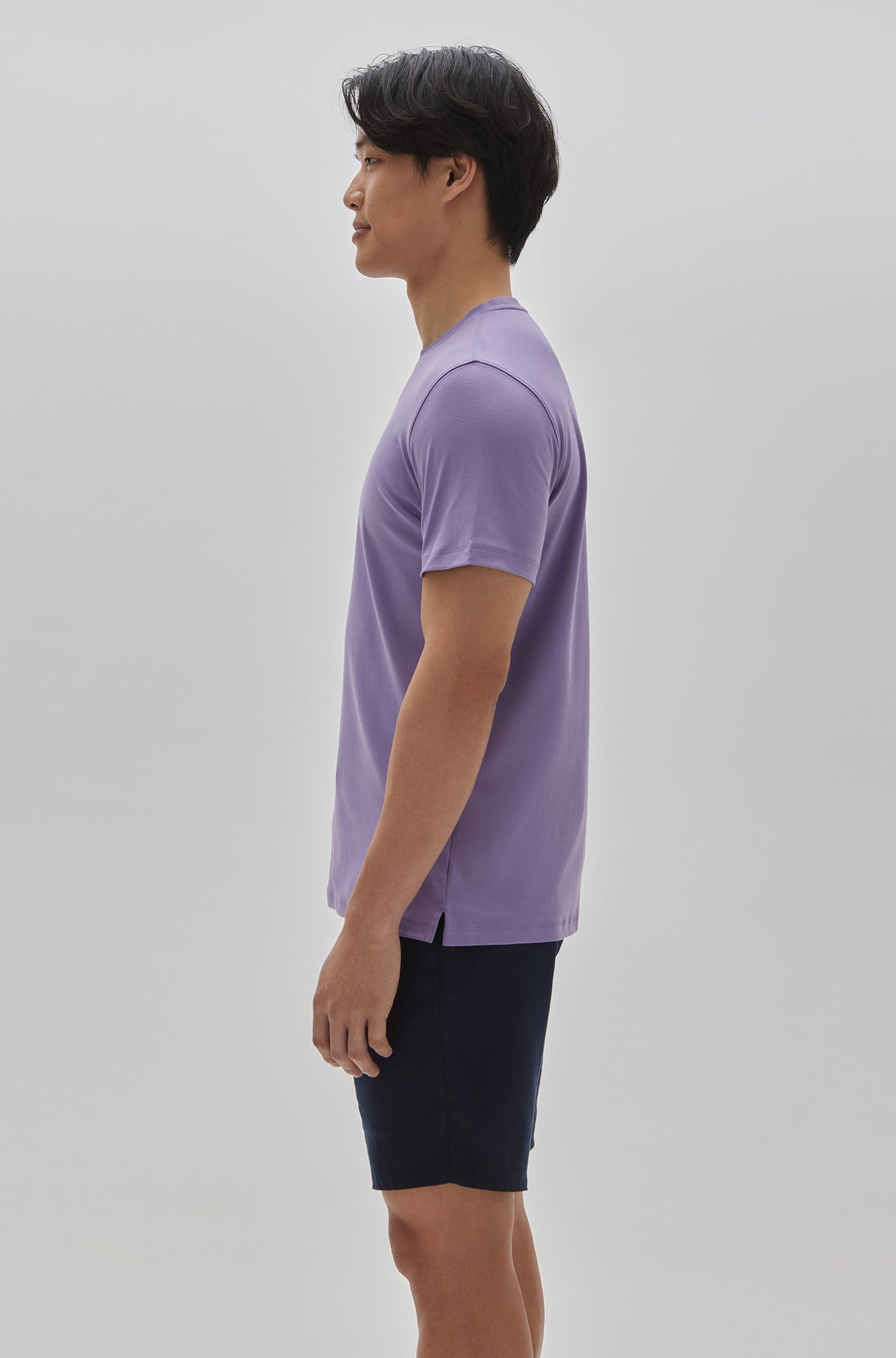 T-Shirt col rond pour homme par Robert Barakett | 23336/Georgia Feuille De Lavande/Lavender Leaf| Boutique Vvög, vêtements mode pour homme et femme