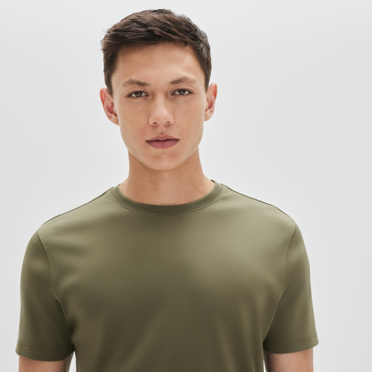 T-shirt col rond pour homme par Robert Barakett | Georgia 23336 LODEN | Boutique Vvög, vêtements mode pour homme et femme