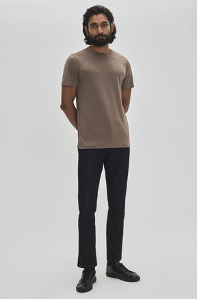 T-Shirt col rond pour homme par Robert Barakett | Georgia 23336 Brun | Boutique Vvög, vêtements mode pour homme et femme