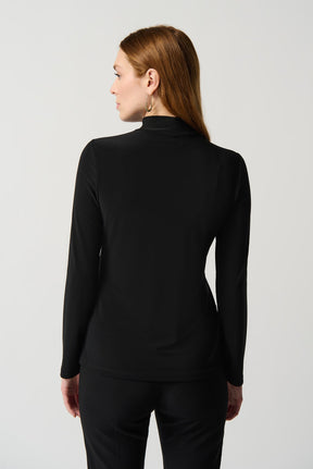 Chandail manches longues pour femme par Joseph Ribkoff | 234129 Black | Boutique Vvög, vêtements mode pour homme et femme