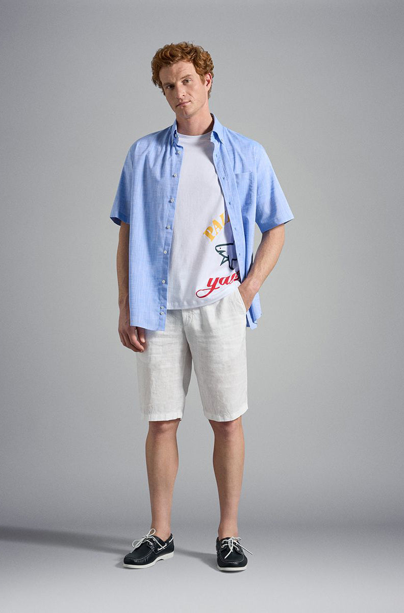 Chemise manches courtes pour homme par Paul & Shark | 23413097 006 | Boutique Vvög, vêtements mode pour homme et femme