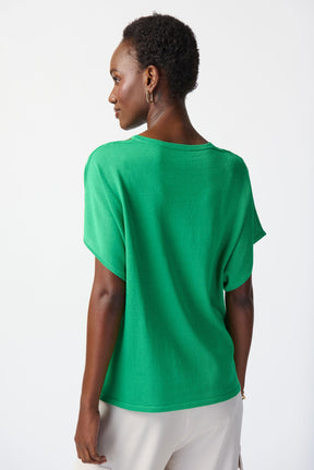 T-Shirt pour femme par Joseph Ribkoff | 241915 ISLAND GREEN | Boutique Vvög, vêtements mode pour homme et femme