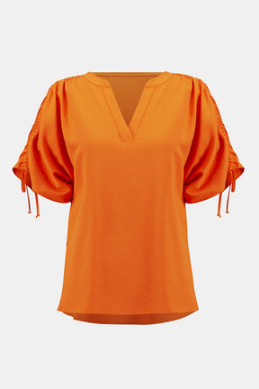 T-Shirt pour femme par Joseph Ribkoff | 242085 MANDARIN | Boutique Vvög, vêtements mode pour homme et femme