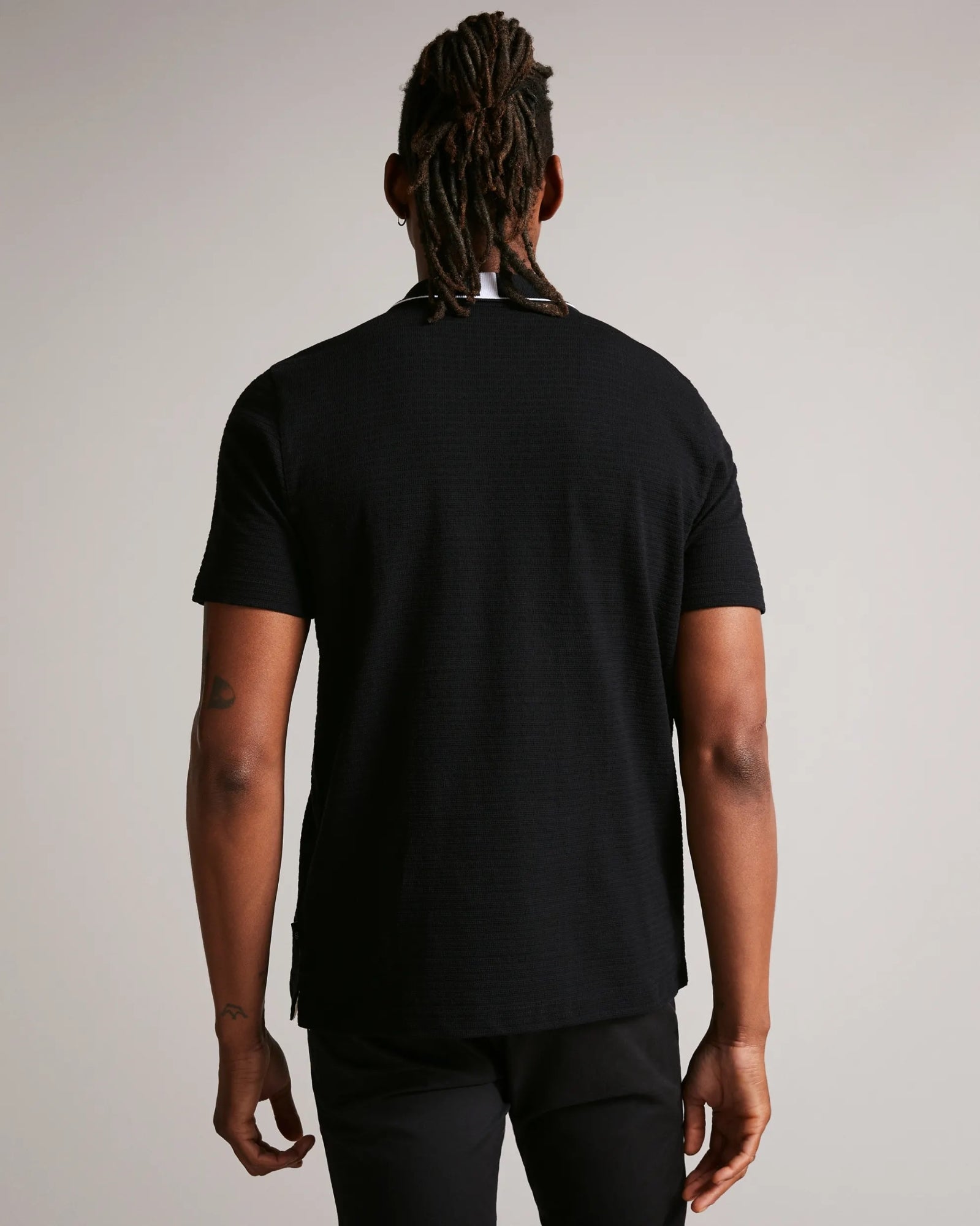 Polo pour homme par Ted Baker | 259366 BLACK | Boutique Vvög, vêtements mode pour hommes