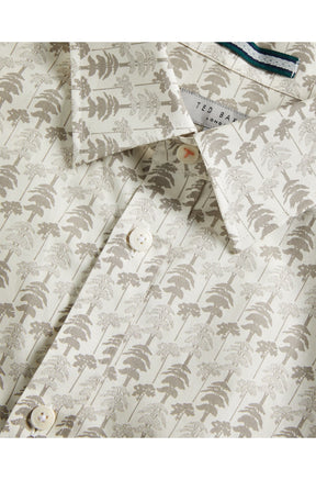 Chemise manches longues pour homme par Ted Baker | 264173 NATURAL | Boutique Vvög, vêtements mode pour homme et femme