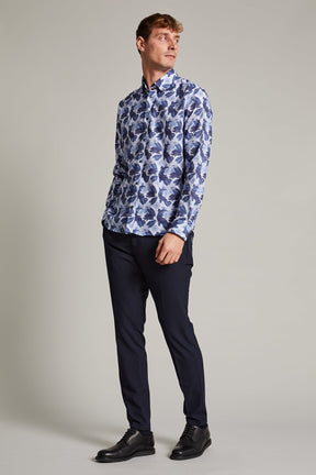 Chemise manches longues pour homme par Matinique | 30205969 193933- BLUE | Boutique Vvög, vêtements mode pour hommes