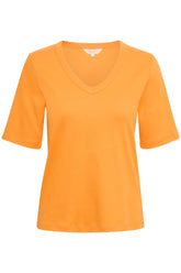 T-Shirt pour femme par Part Two | 30307809/Ratansa 151153-APRICOT | Boutique Vvög, vêtements mode pour homme et femme