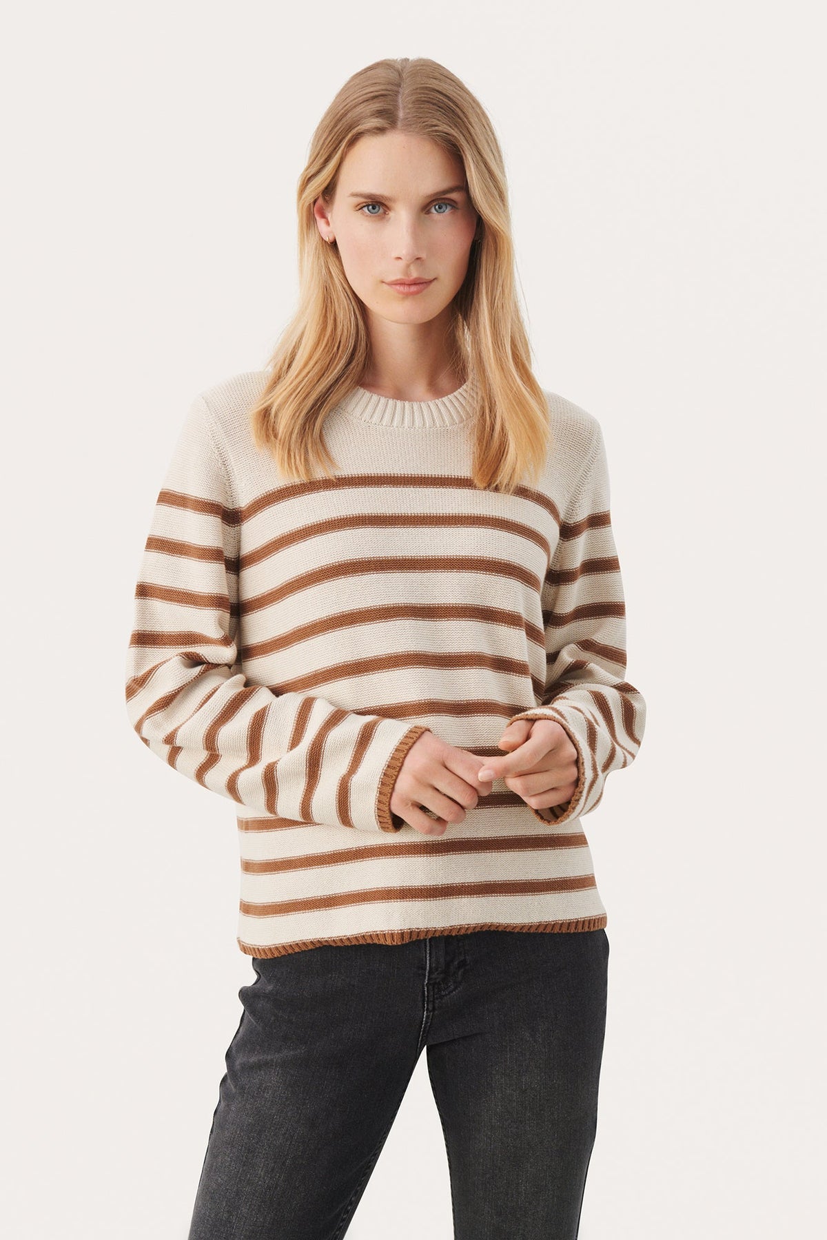 Tricot pour femme par Part Two | 30308062/Carolyn 302422-TOASTED COCONUT | Boutique Vvög, vêtements mode pour homme et femme