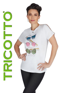 T-Shirt pour femme par Tricotto | 415 AS | Boutique Vvög, vêtements mode pour homme et femme