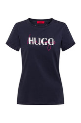 Chandail manches courtes HUGO - 50453144 couleur 402/DARK BLUE - Boutique Vvög